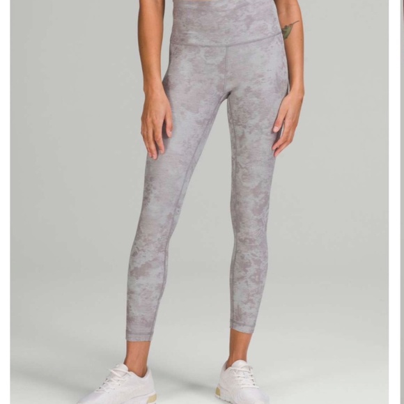 NEW Lululemon Wunder Train High-Rise Tight 25"–Lunar Rock/Delicate Mint - Size 6 - Picture 1 of 9